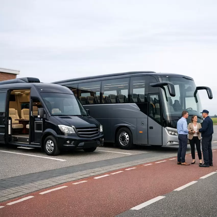 VIP bus of luxe touringcar kiezen