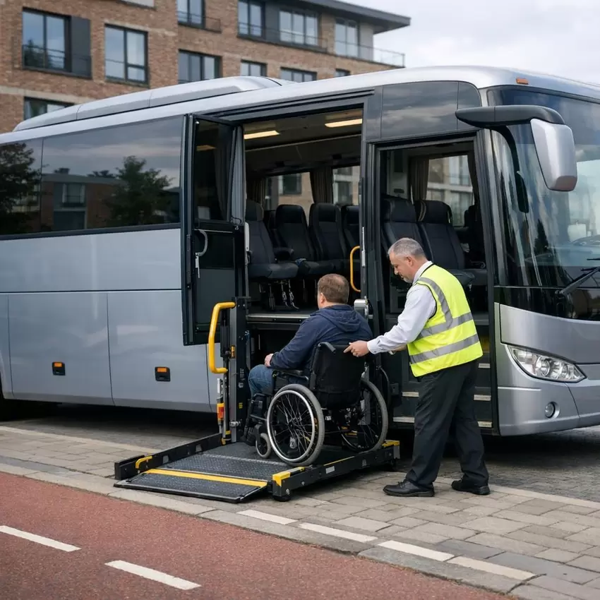 Rolstoelvervoer met touringcar
