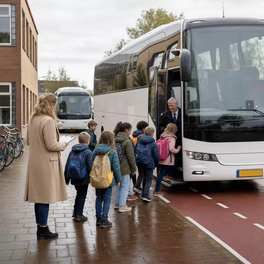 Schoolreisjes kosten bus