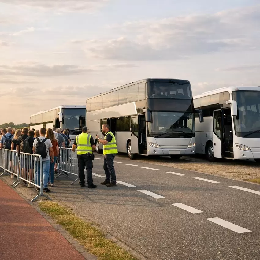 Festivalvervoer bus