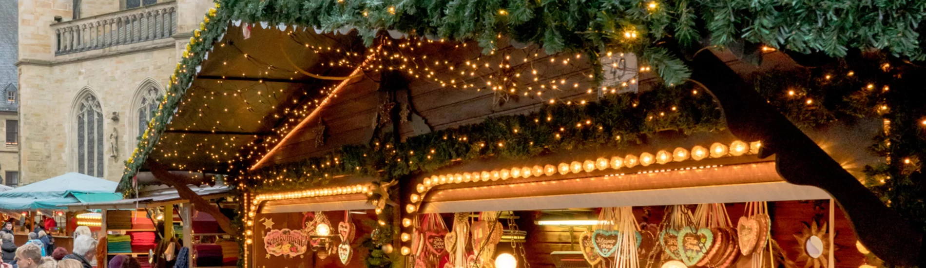 Münster, Osnabrück en Bielefeld, 3-daags kerstwinkelweekend